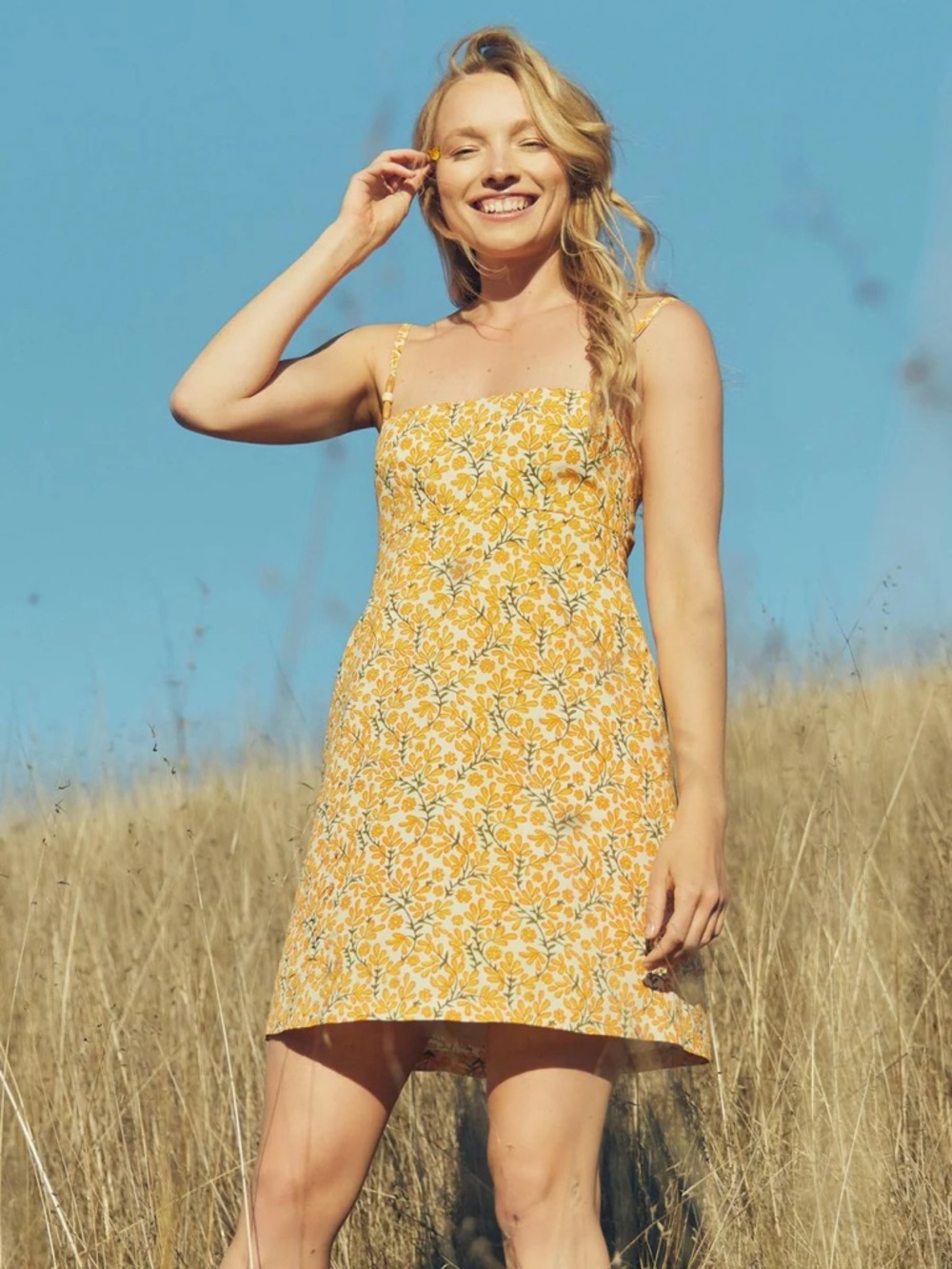 Eddy Floral Tie-Back Mini Dress - Picture 3 of 7
